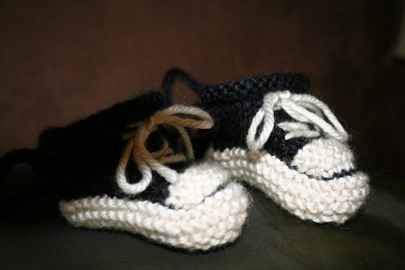 Gebreide babyschoentjes